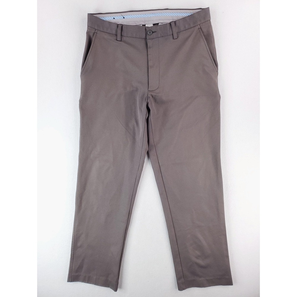 FootJoy Pants Mens‎ 33x32 Gray Performance Tech Golf Stretch Flat Front FJ Logo